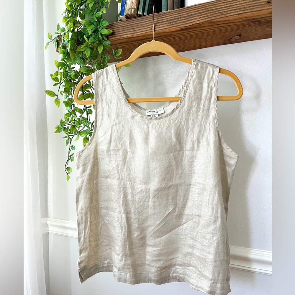 Adrienne Vittadini Linen Tank